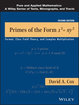 cover image of Primes of the Form x2+ny2